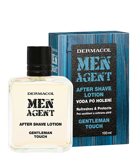 Dermacol Men Agent Gentleman Touch Vanduo po skutimosi Losjonas po skutimosi Vyrams