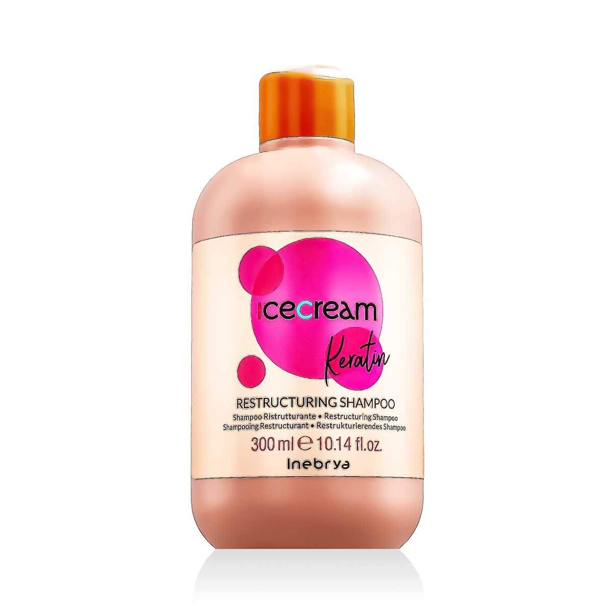 Inebrya Ice Cream Keratin Restructuring Shampoo Plaukų &scaron;ampūnas Unisex