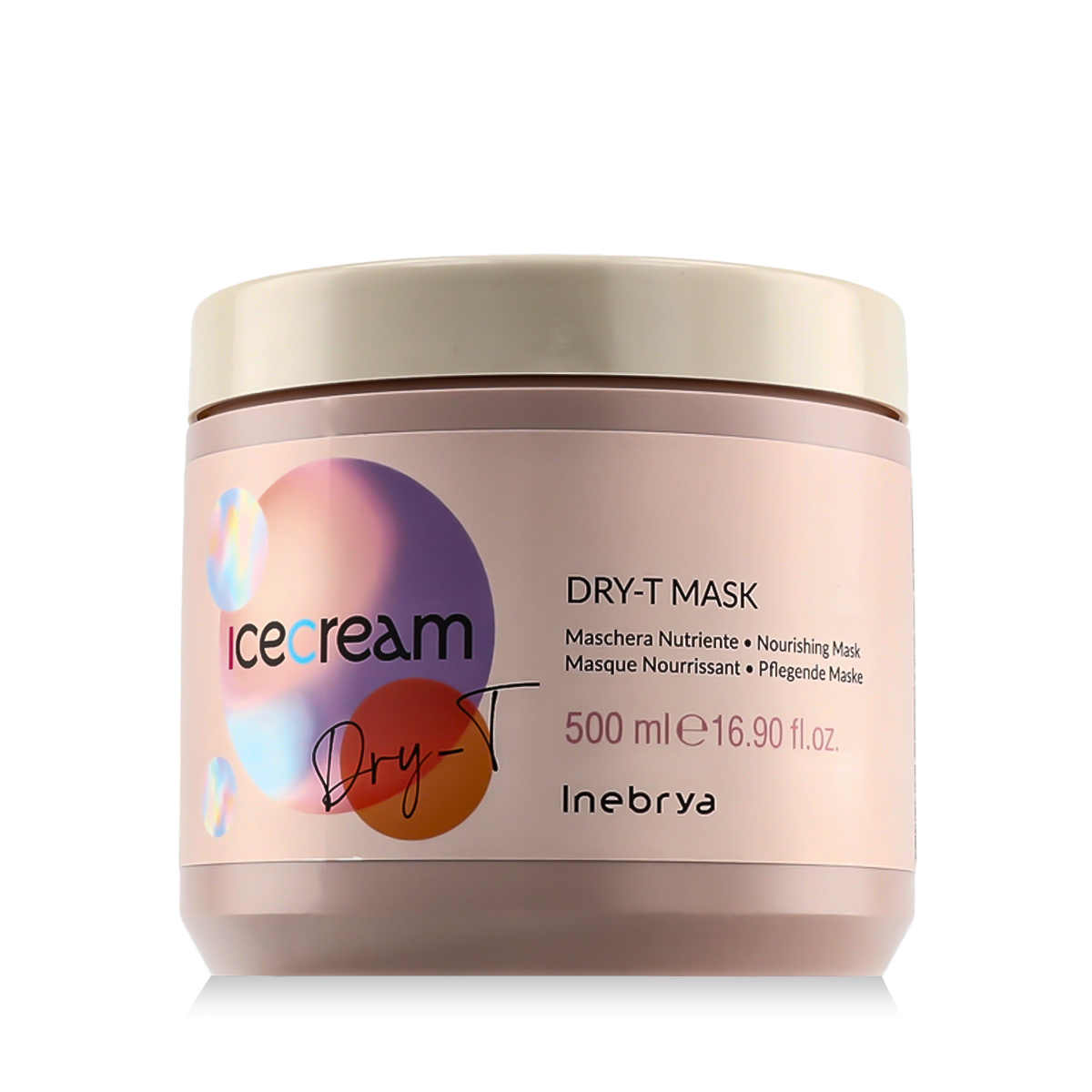 Inebrya Ice Cream Dry-T Nourishing Mask Plaukų kaukė Unisex