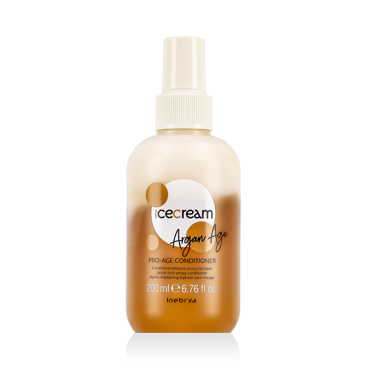 Inebrya Ice Cream Argan Age Pro-Age Conditioner Nenuplaunama plaukų priežiūros priemonė Unisex