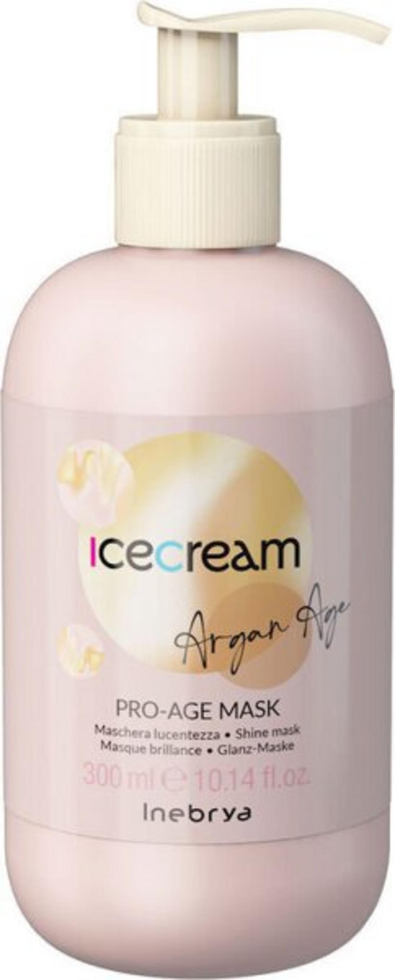 Inebrya Ice Cream Argan Age Pro-Age Mask Plaukų kaukė Unisex