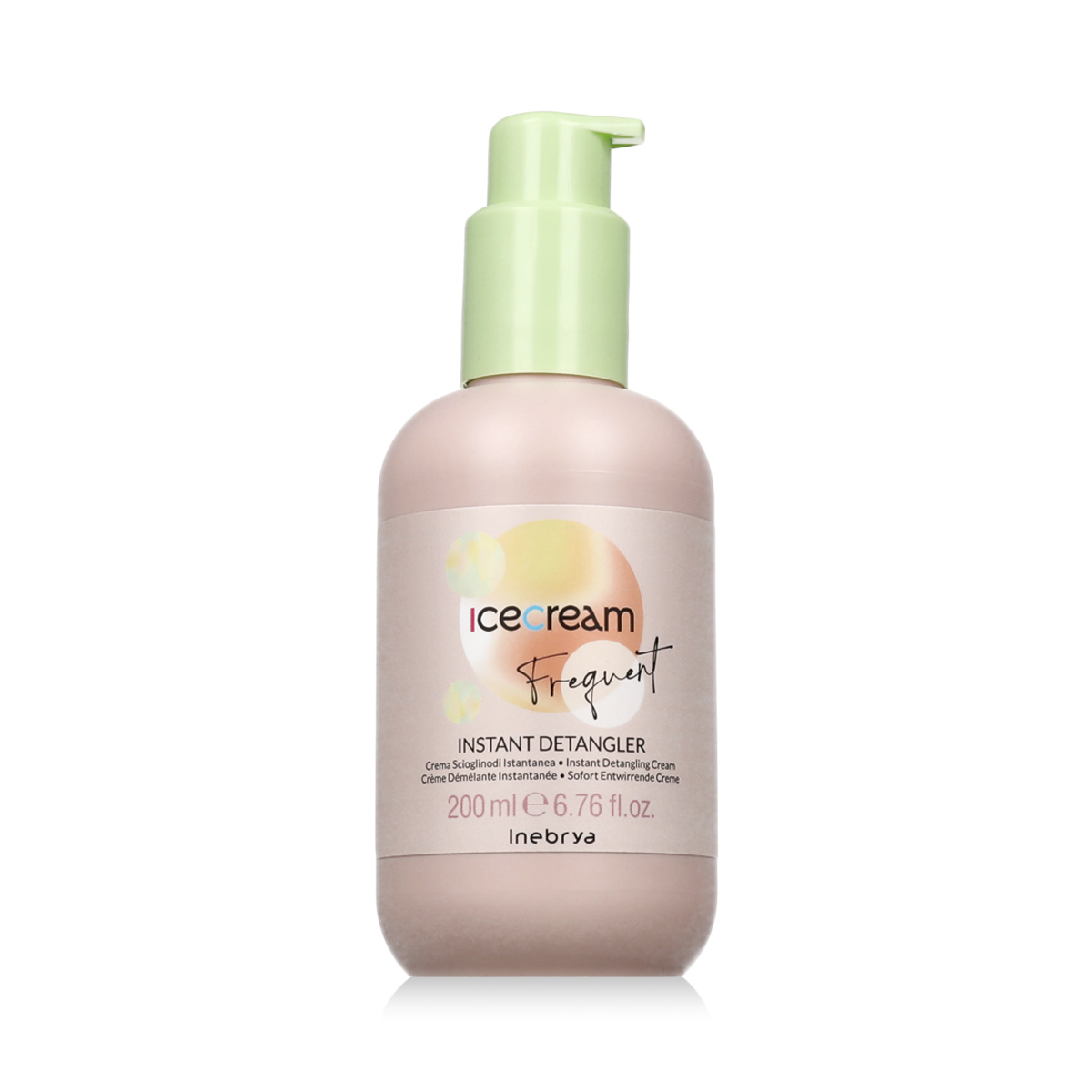 Inebrya Ice Cream Frequent Instant Detangler 200ml paliekama priemonė plaukams