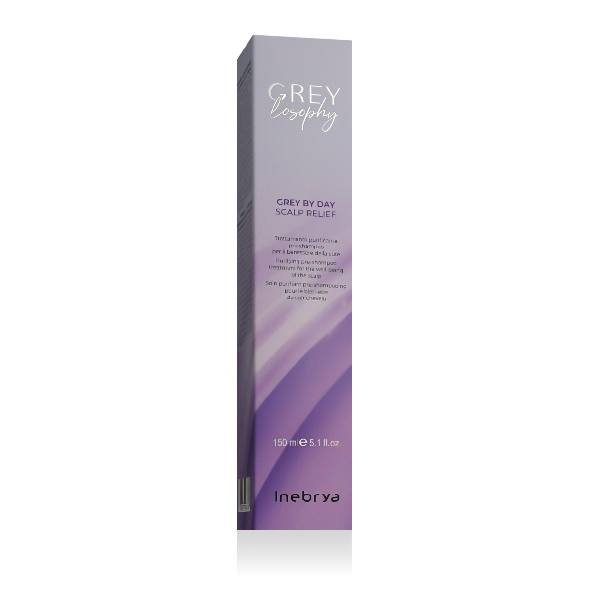 Inebrya GREYlosophy Grey By Day Scalp Relief Plaukų &scaron;ampūnas Unisex