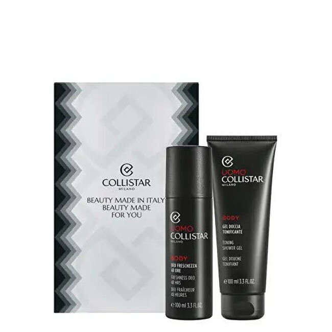 Collistar Set Collistar Uomo 48 Hour Freshness Deospray 100ml + Toning Shower Gel Dezodorantas Dezodorantas ir antiperspirantas Vyrams
