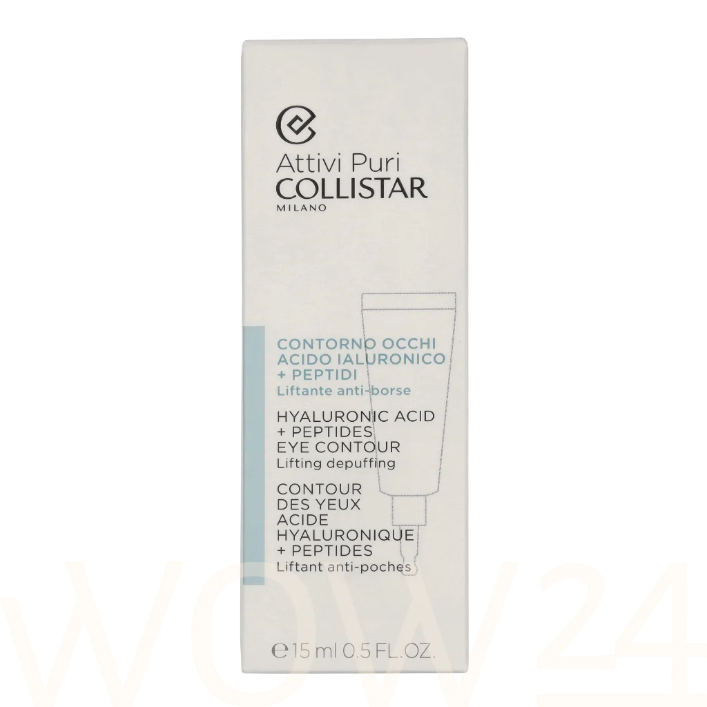 Collistar Eye Contour Hyaluronic Acid + Peptides 15ml paakių kremas