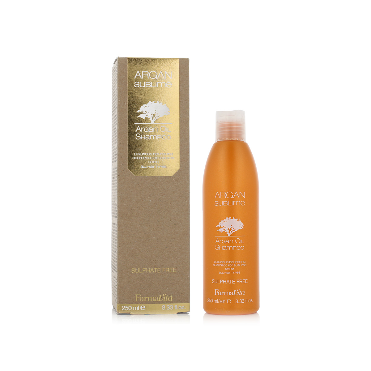 FarmaVita Argan Sublime Argan Oil Shampoo Plaukų &scaron;ampūnas Unisex