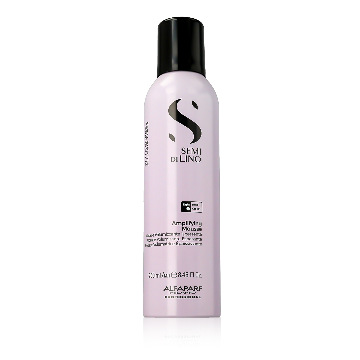 AlfaParf Milano Semi Di Lino Style & Care Amplifying Mousse 250ml plaukų putos