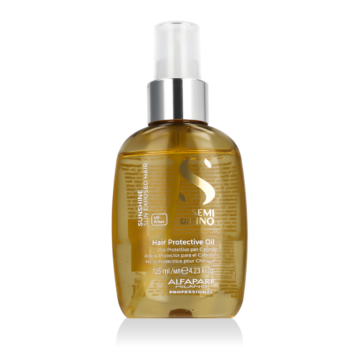 AlfaParf Milano Semi Di Lino Sunshine Hair Protective Oil 125ml plaukų aliejus