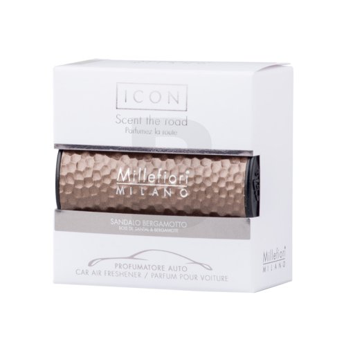 Millefiori Milano Car fragrance Icon Metal Shades Sandalwood and bergamot 47 g namų kvapas