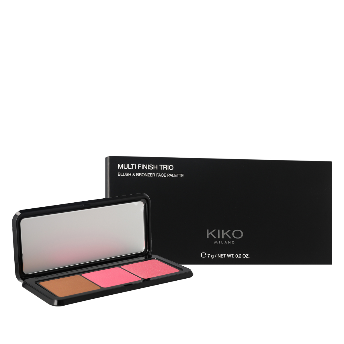 KIKO MILANO Multi Finish Trio Kontūravimo paletė