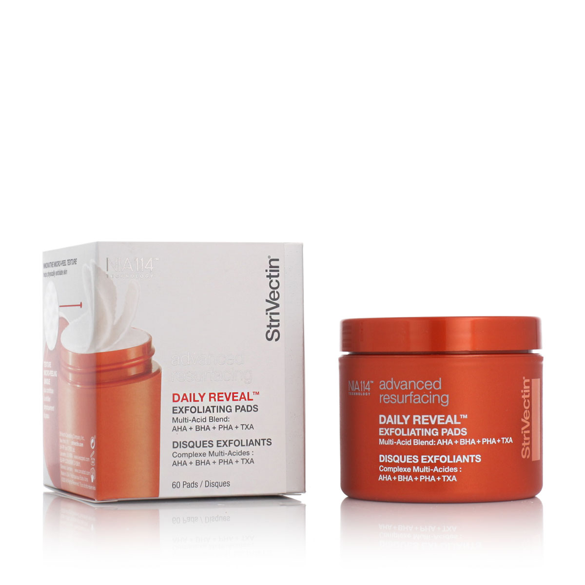 StriVectin Advanced Resurfacing Daily Reveal Exfoliating Pads 60vnt pilingas