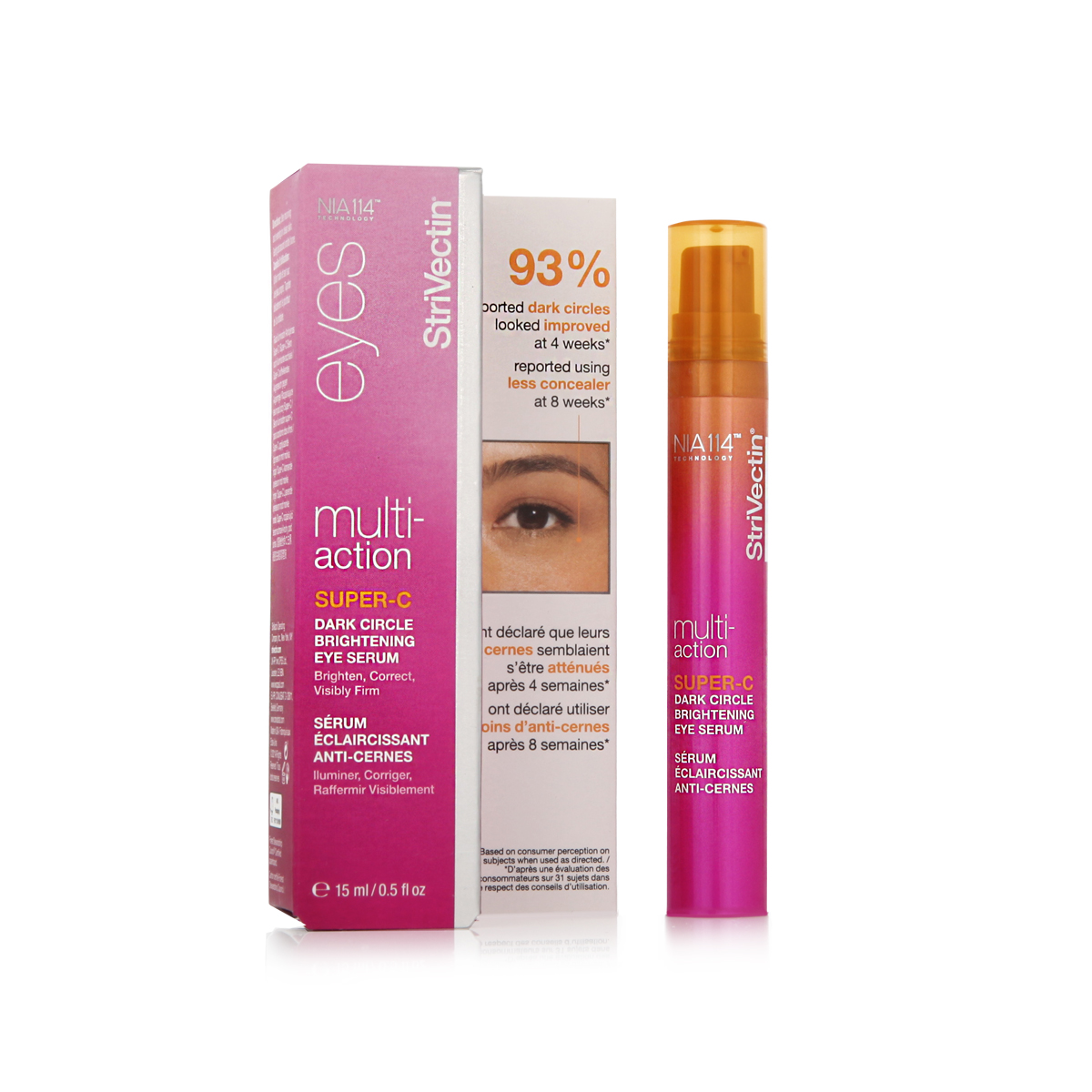 StriVectin Multi-Action Super-C Dark Circle Brightening Eye Serum 15ml paakių serumas