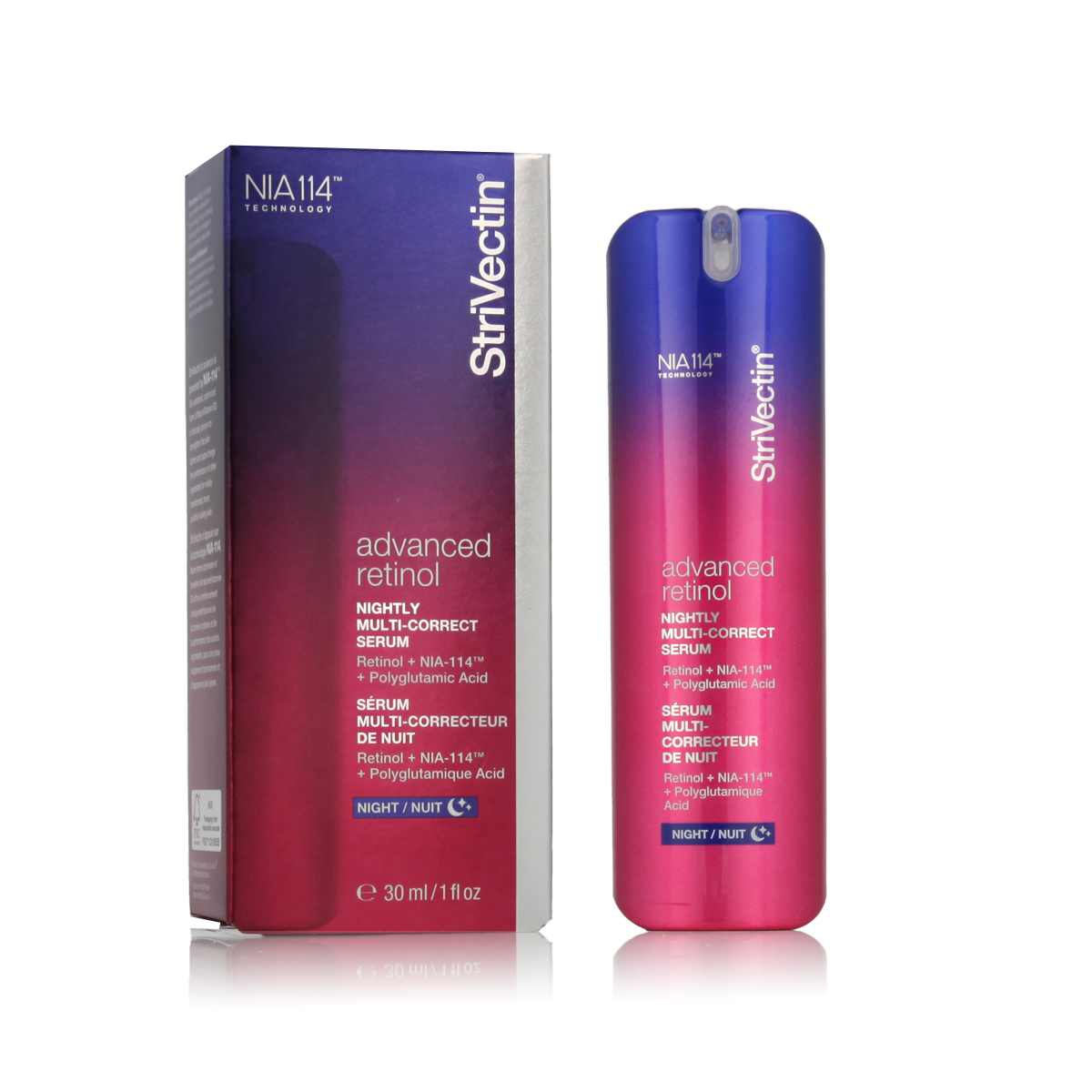 StriVectin Advanced Retinol Nightly Multi-Correct Serum 30ml Veido serumas