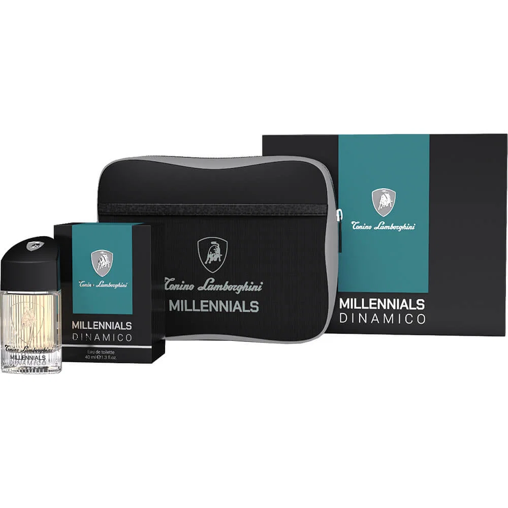 Lamborghini Millennials Dinamico Eau De Toilette 40 ml Set