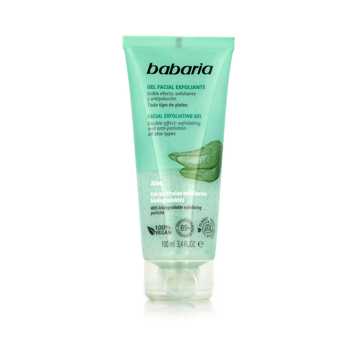 Babaria Aloe Facial Exfoliating Gel 100ml pilingas
