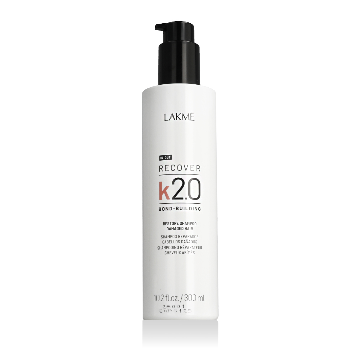 Lakm&eacute; k2.0 Recover Restore Shampoo Plaukų &scaron;ampūnas Atstatomasis &scaron;ampūnas Unisex