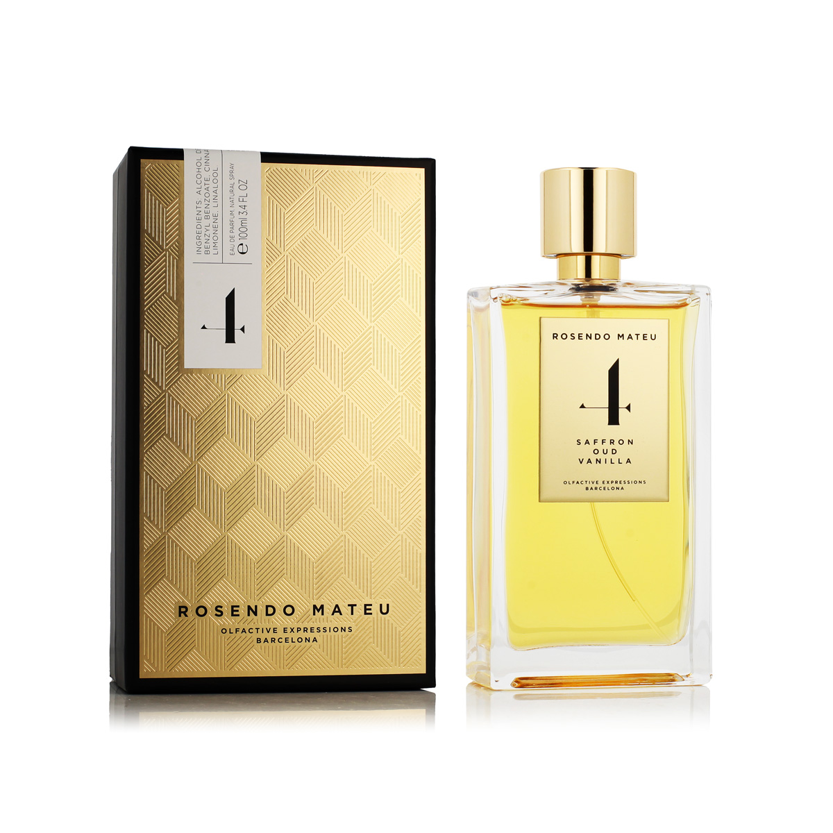 Rosendo mateu 4 Saffron Oud Vanilla Eau De Parfum Kvepalai Unisex