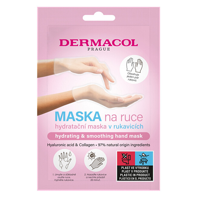 Dermacol Moisturizing Hand Mask (Hand Mask) 1 pair Moterims Dermacol Moisturizing Hand Mask (Hand Mask) 1 pair Moterims
