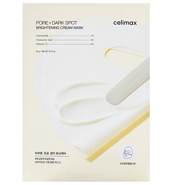 Celimax Pore+Dark Spot Brightening Cream Mask 4 x 20 g Moterims Celimax Pore+Dark Spot Brightening Cream Mask 4 x 20 g Moterims