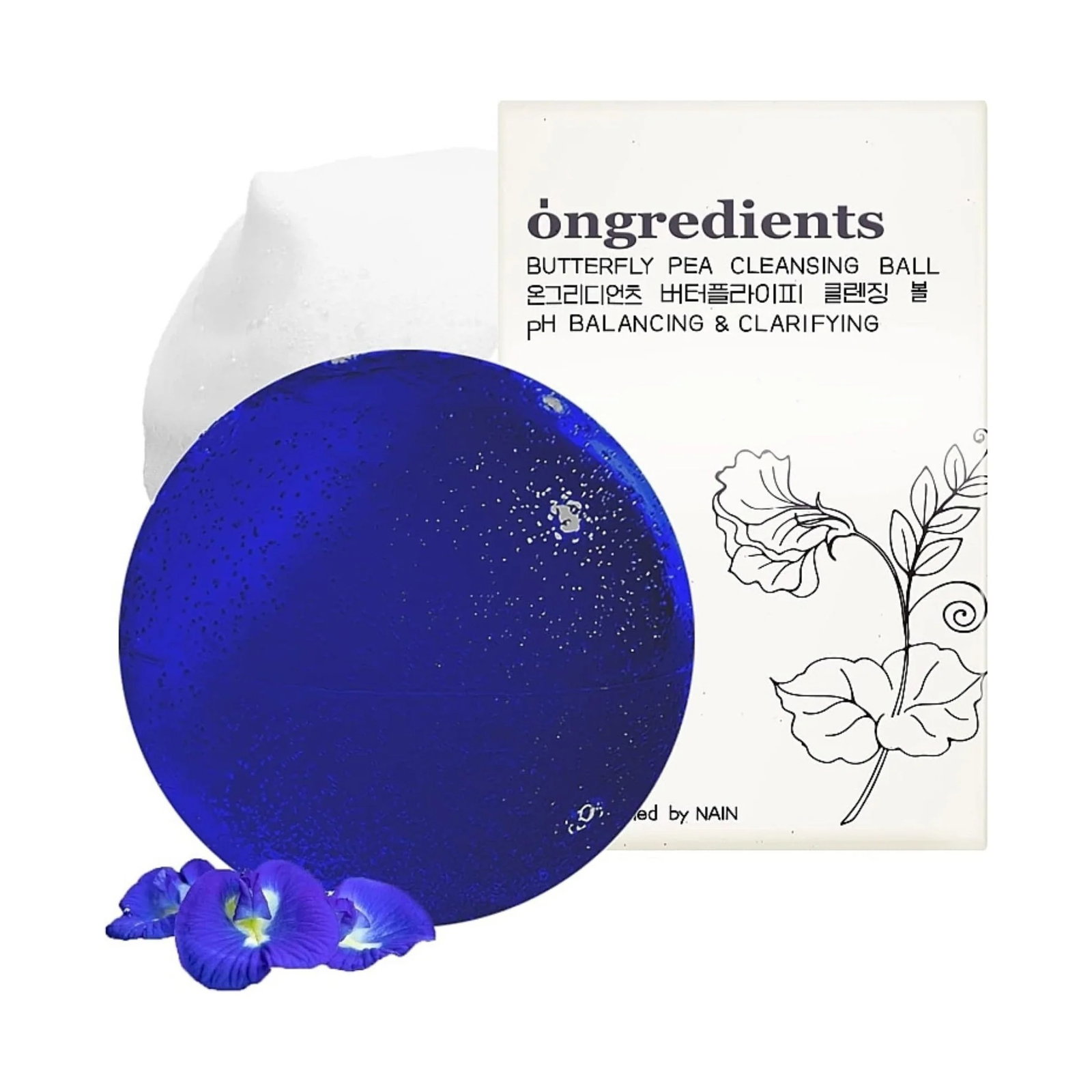 Ongredients , Jeju Cica Cleansing Ball, Cleansing & Soothing, Cleansing Bar, For Face, Moterims