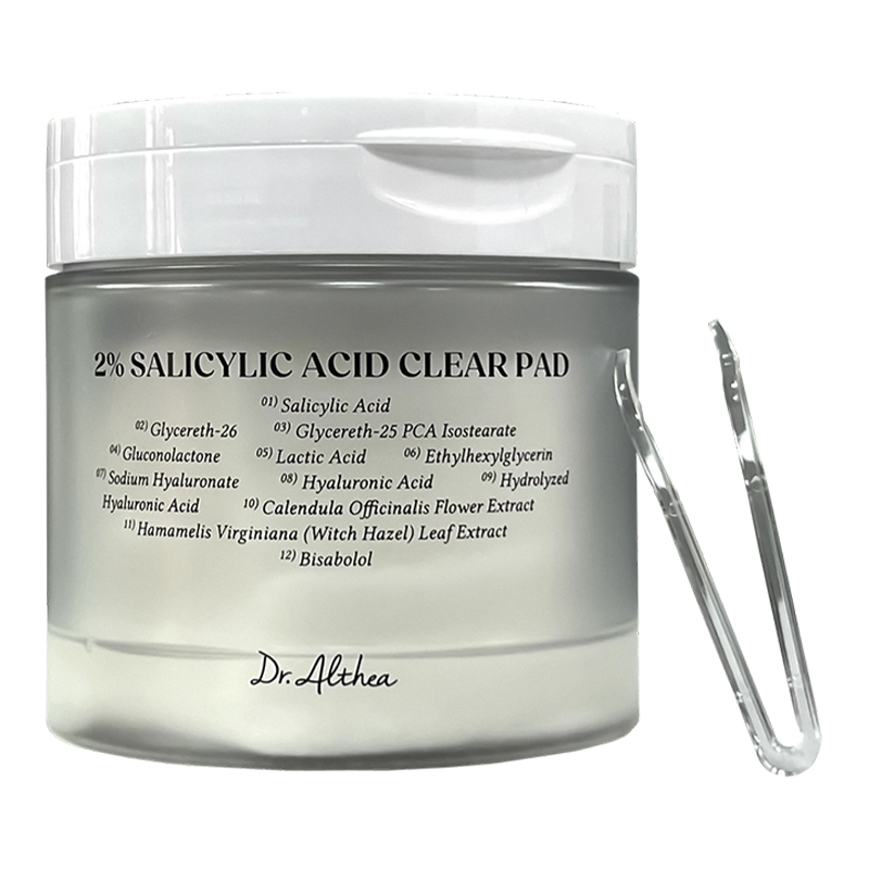 Dr. Althea 2% Salicylic Acid Clear Pad 65vnt drėgnos servetėlės
