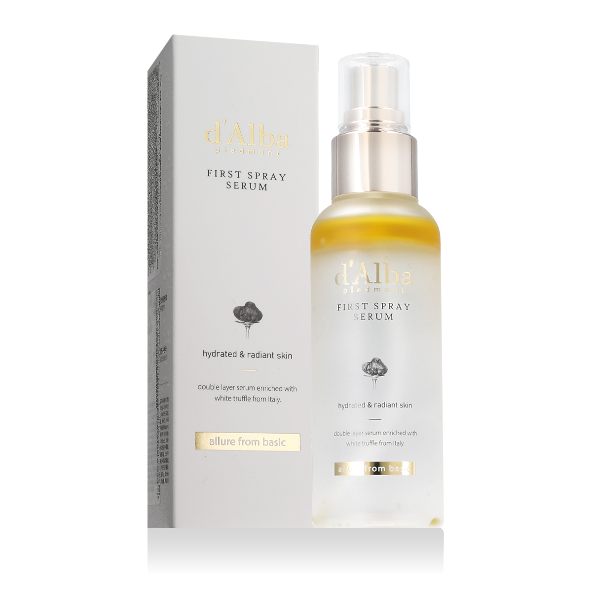 d'Alba White Truffle First Spray Serum Drėkinamasis veido serumas Moterims