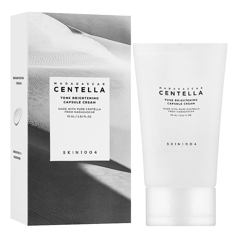 SKIN1004 Madagascar Centella Tone Brightening Capsule Cream Drėkinamasis veido kremas Moterims