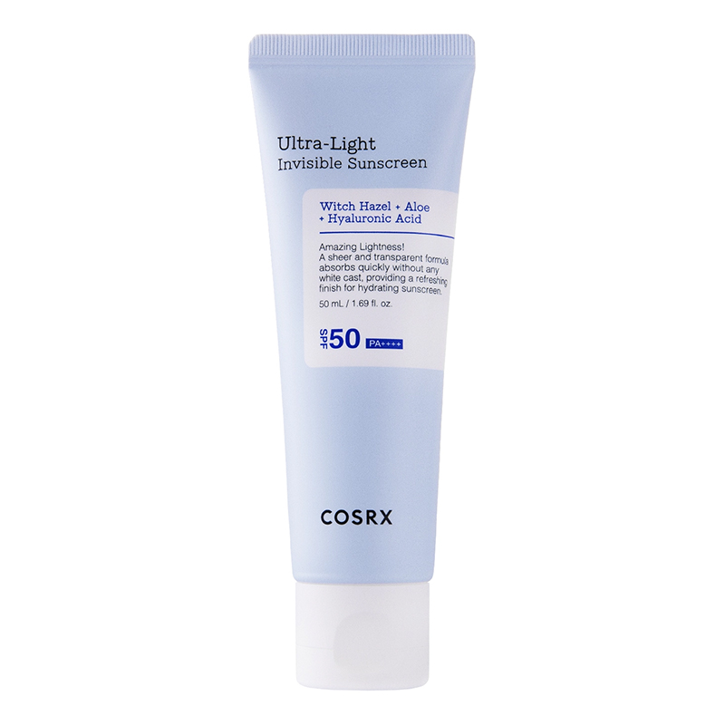 COSRX Ultra-Light Invisible Sunscreen 50ml veido apsauga