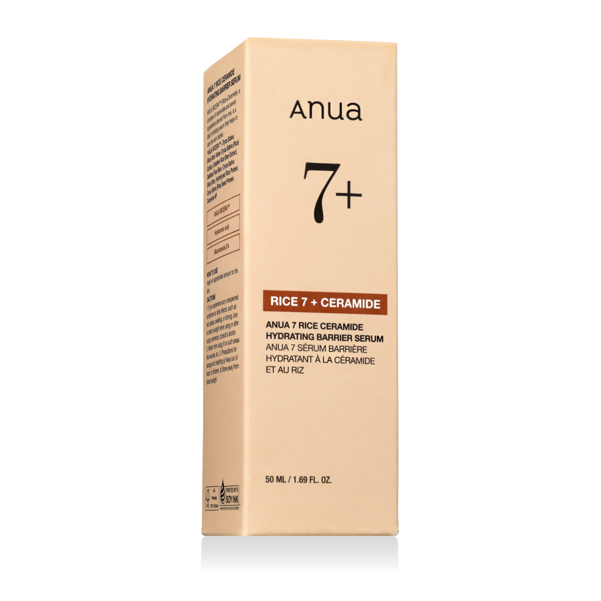 Anua Rice + Ceramide 7+ Hydrating Barrier Serum Odos serumas Veido serumas Unisex