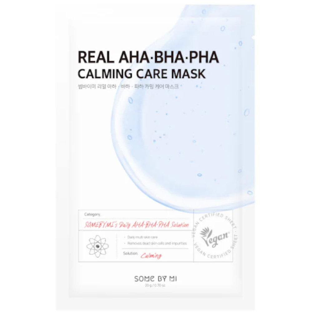 Some by mi AHA.BHA.PHA Calming Care Mask Veido kaukė Unisex