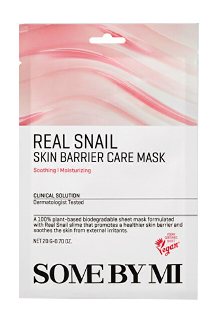 Some by mi Real Snail Skin Barrier Care Mask Veido kaukė Unisex