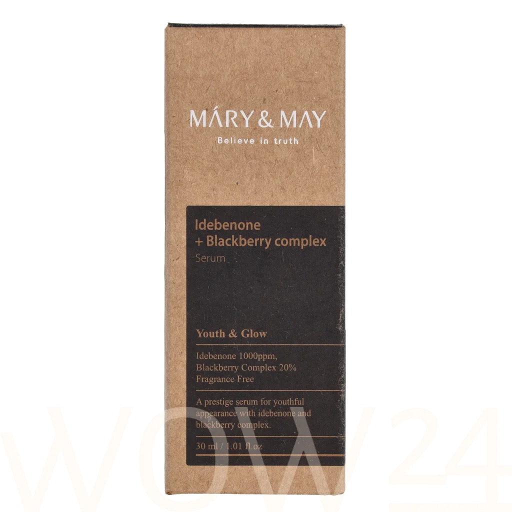 Mary & May Mary & May Idebenone + Blackberry Complex Serum Veido serumas