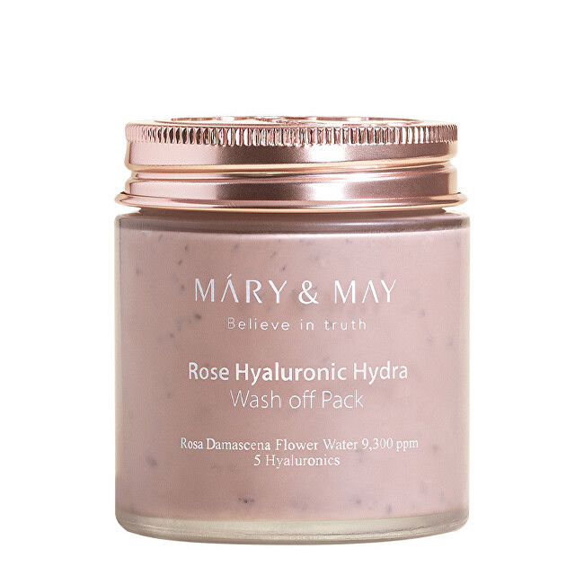 MARY & MAY Mary & May Rose Hyaluronic Hydra Wash Off Pack 125 g Vyrams