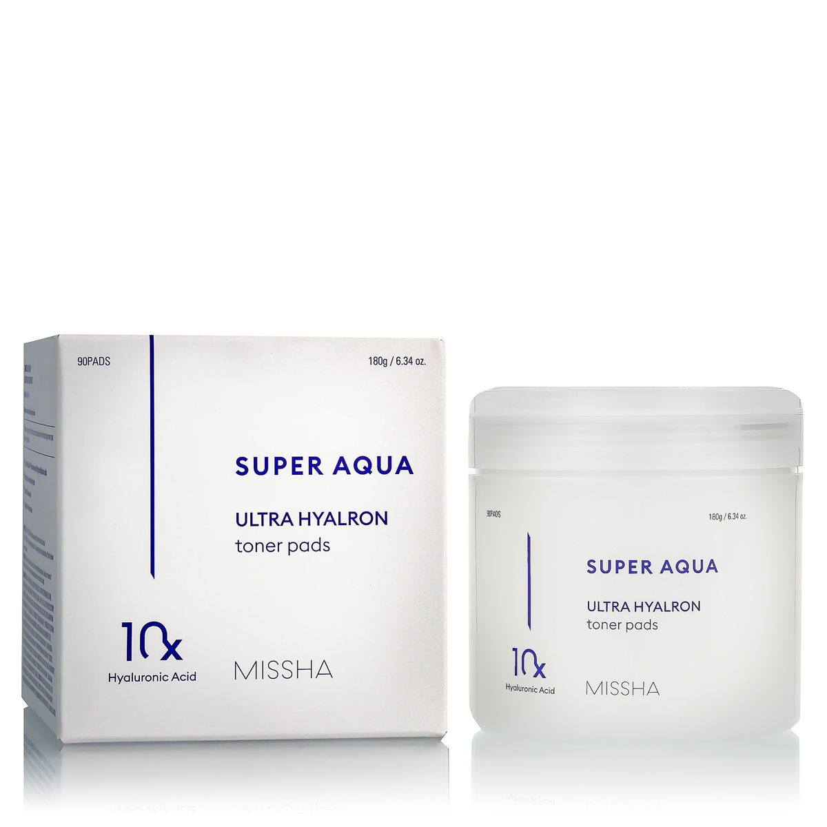 Missha Super Aqua Ultra Hyalron Toner Pads 90vnt drėgnos servetėlės
