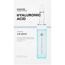 Missha Mascure Sheet Mask Hyaluronic Acid Veido kaukė Unisex