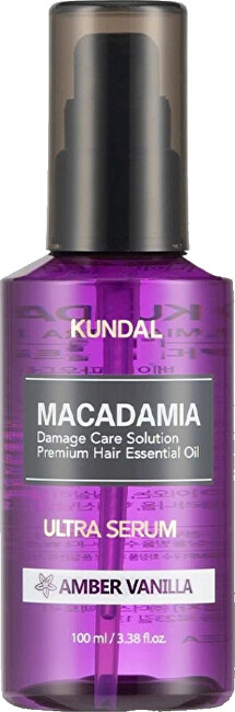 KUNDAL Macadamia Amber Vanilla Regenerating Hair Serum (Hair Serum) Priemonė pažeistiems plaukams Moterims