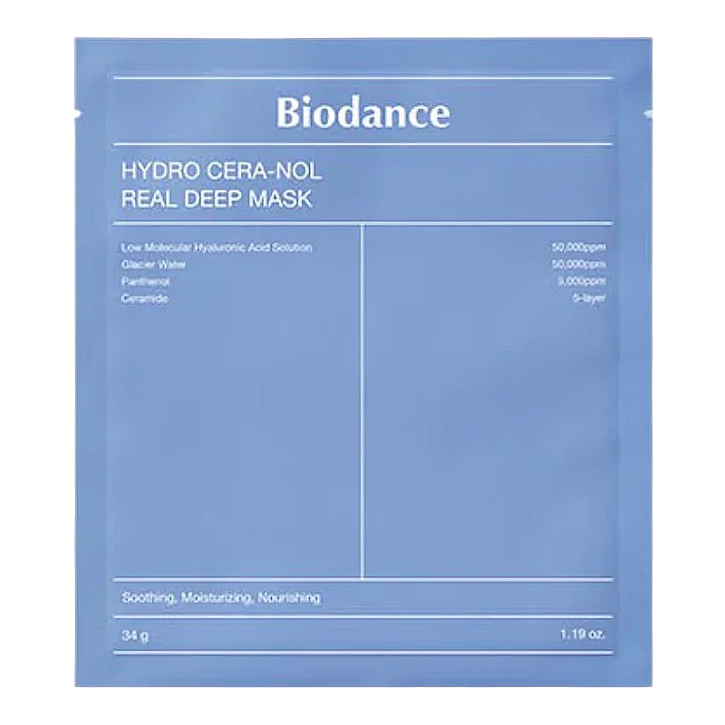 Biodance Hydro Cera-nol Real Deep Mask Veido kaukė Unisex