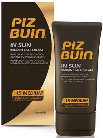 Piz Buin In Sun Face Cream SPF15 dieninis kremas