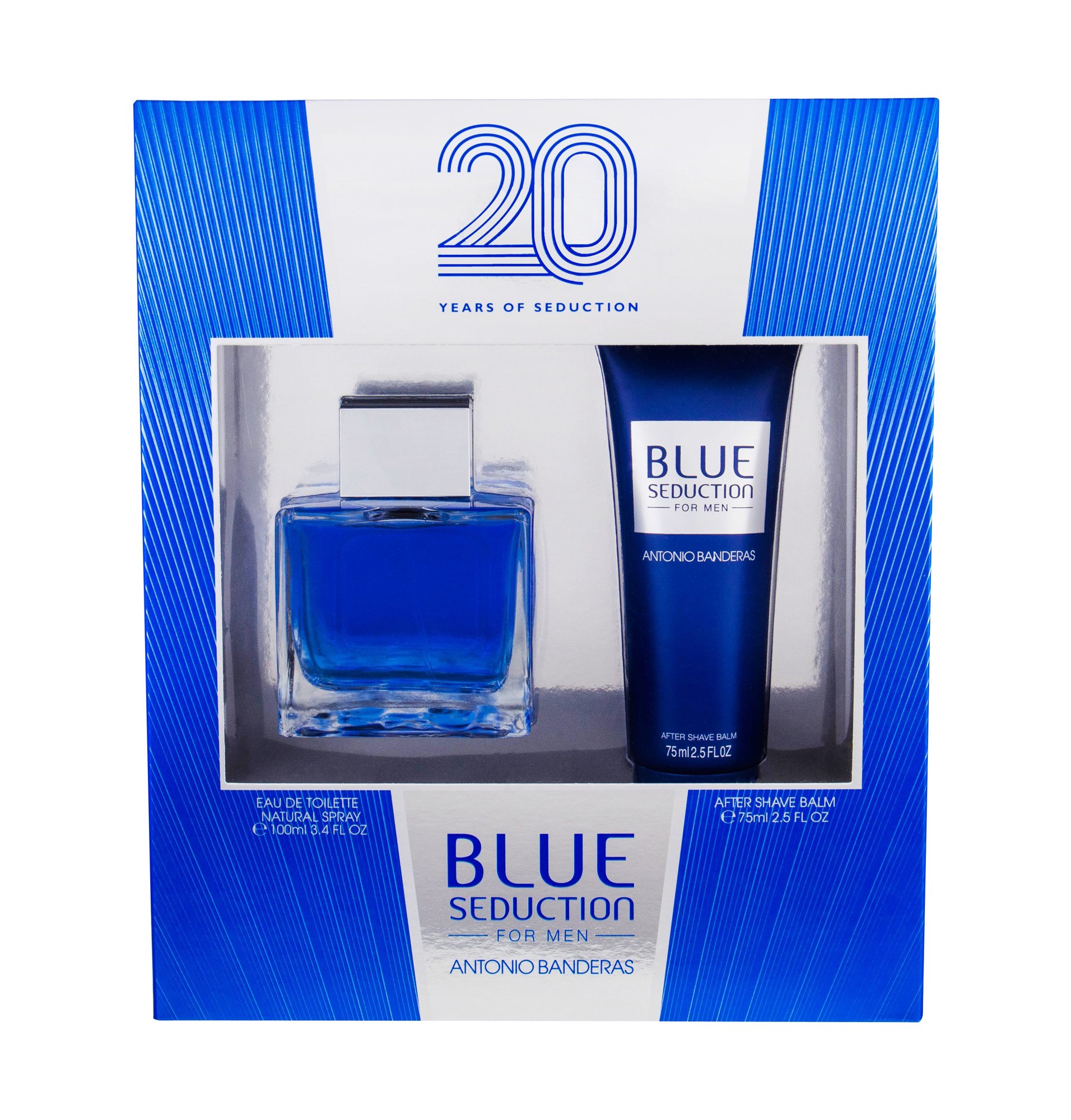 Antonio Banderas Blue Seduction For Men 100ml Edt 100 ml + After Shave Balm 75 ml Kvepalai Vyrams EDT Rinkinys