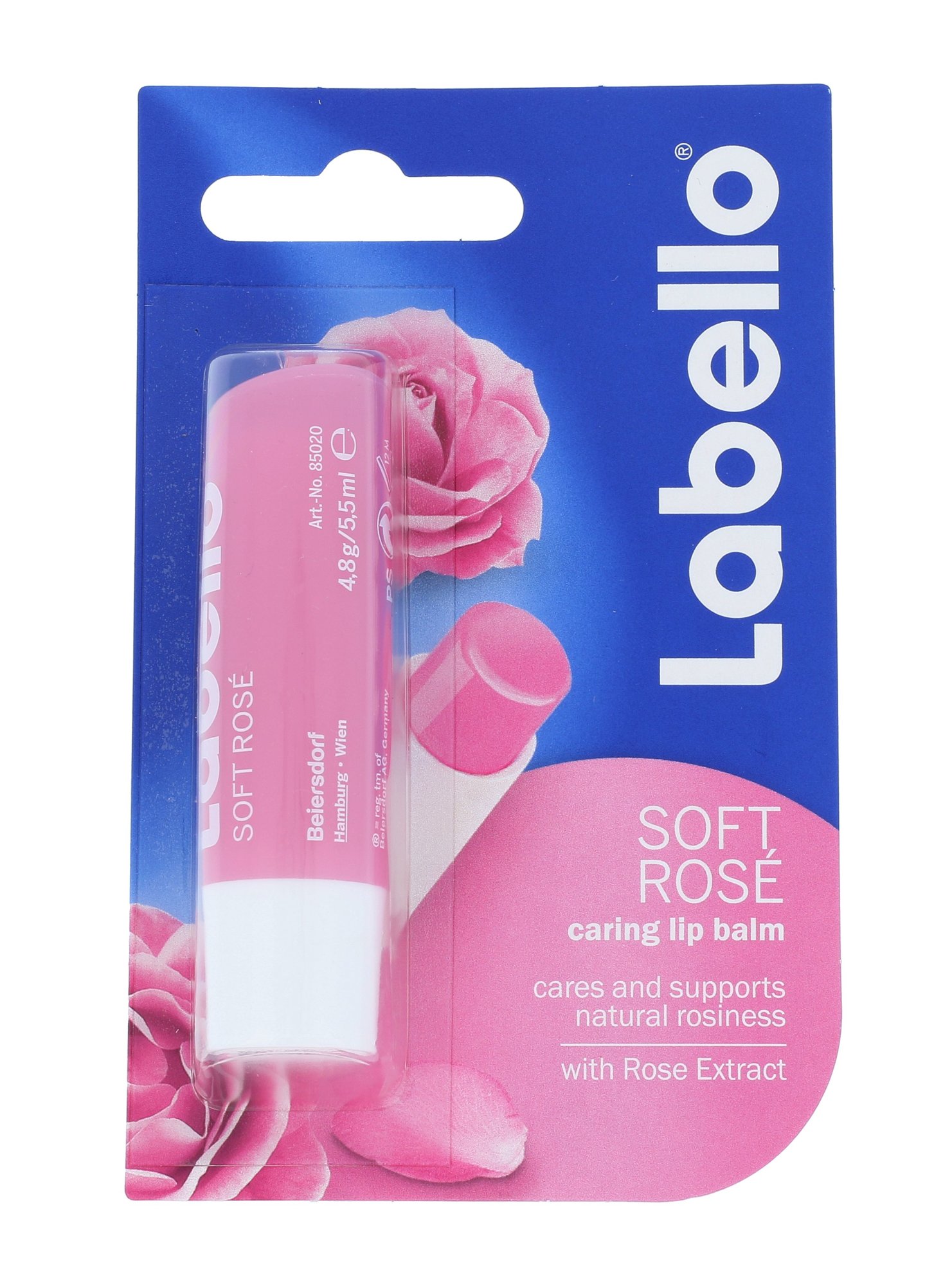 Labello Soft Rose lūpų balzamas