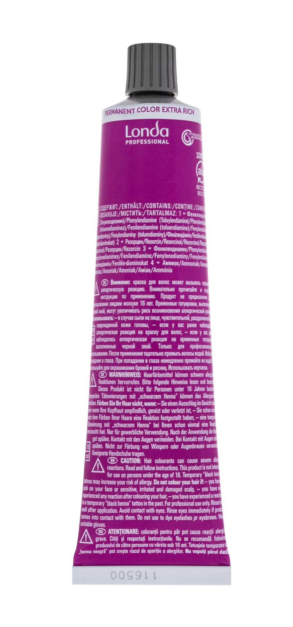Londa Professional Permanent Colour Extra Rich Cream 60ml plaukų dažai (Pažeista pakuotė)