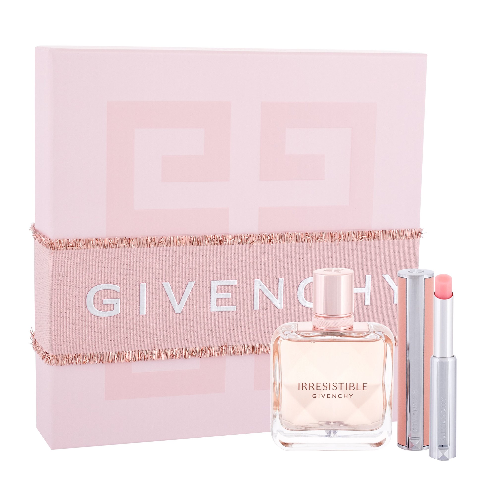 Givenchy Irresistible 50ml Edp  50 ml + Lip Balm Le Rose Perfecto 2,2 g 01 Perfect Pink Kvepalai Moterims EDP Rinkinys