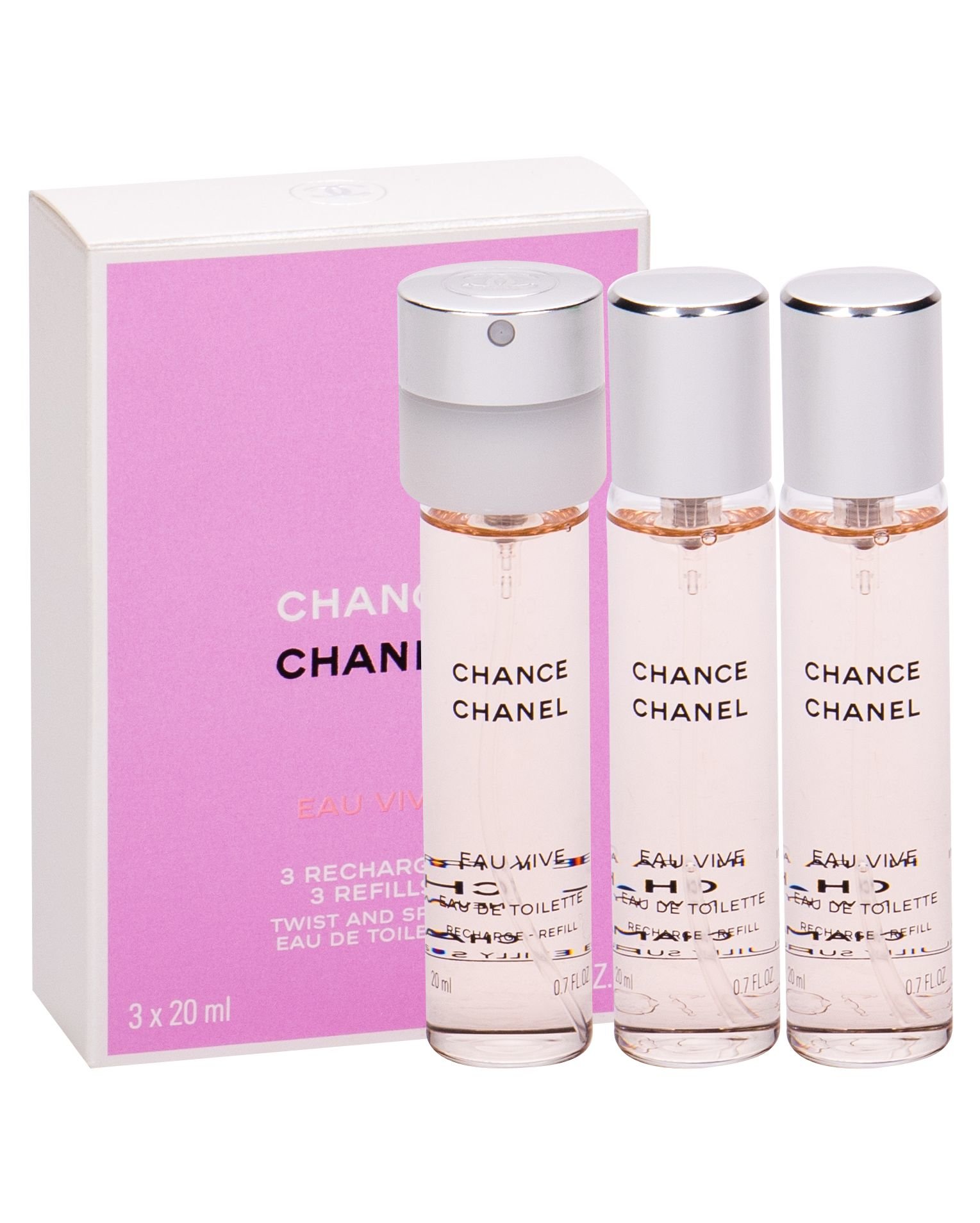 Chanel Chance Eau Vive 3x20ml Kvepalai Moterims EDT