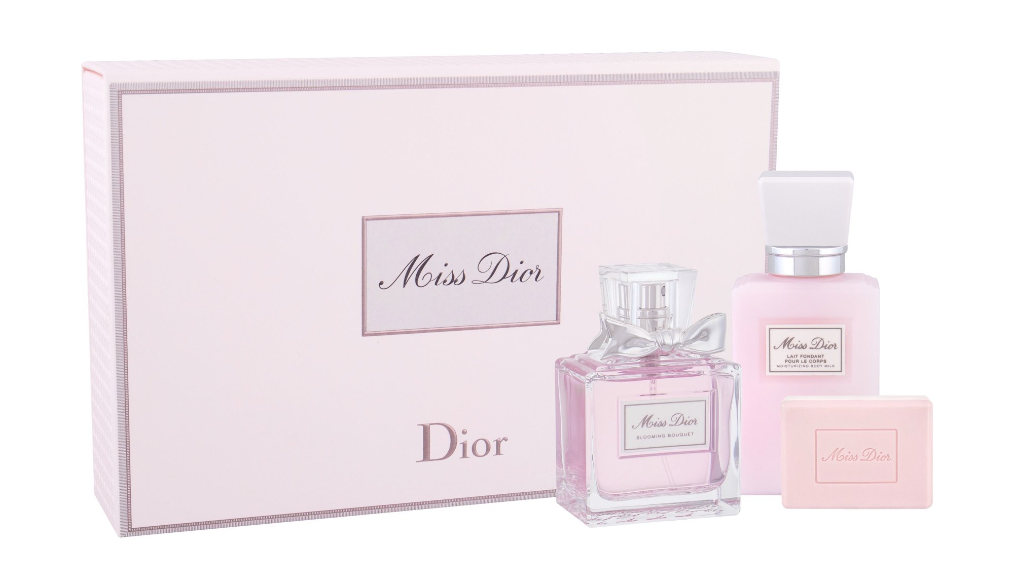 Christian Dior Miss Dior Blooming Bouquet 2014 50ml Edt 50 ml + Body Milk Miss Dior 50 ml + Soap Miss Dior 25 g Kvepalai Moterims EDT Rinkinys