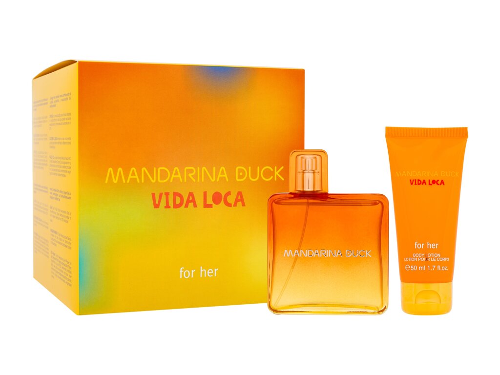Mandarina Duck Vida Loca Eau De Toilette 100 ml Damaged box Set