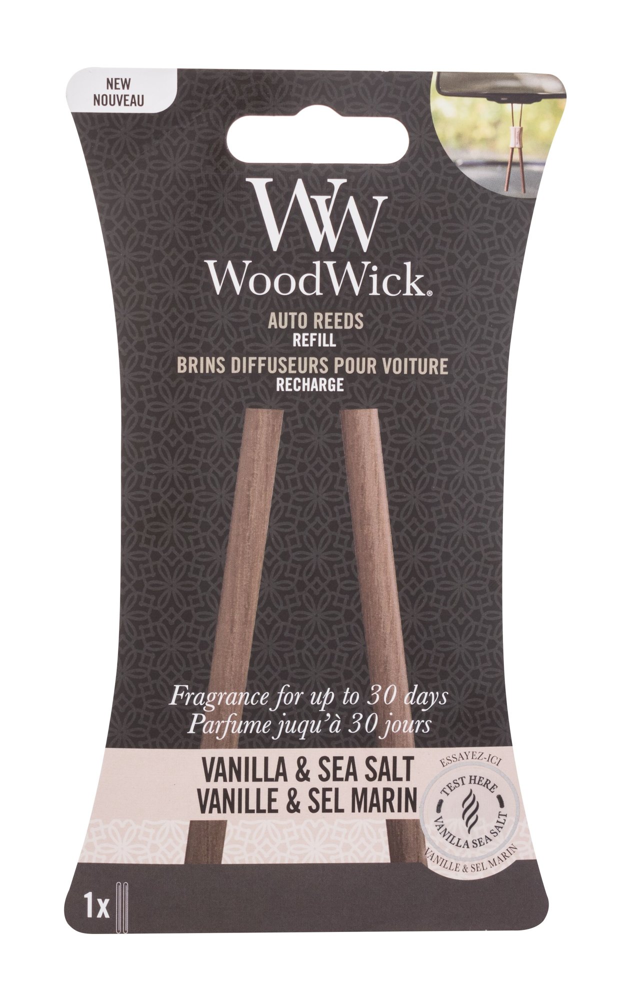 WoodWick Vanilla & Sea Salt Auto Reeds Kvepalai Unisex