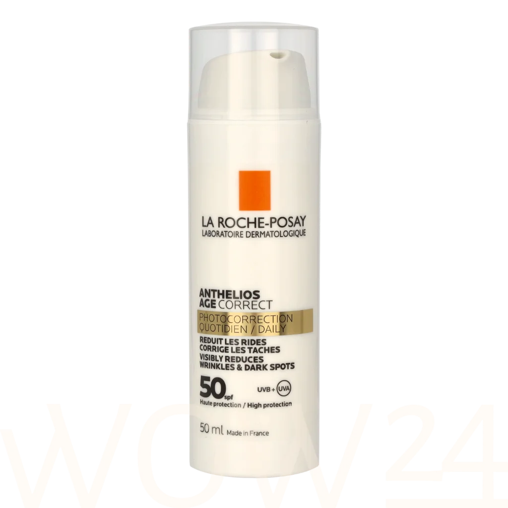 La Roche-Posay LRP Anthelios Age Correct Daily Light Cream SPF50+ 50 ml natūrali veido odos priežiūros priemonė
