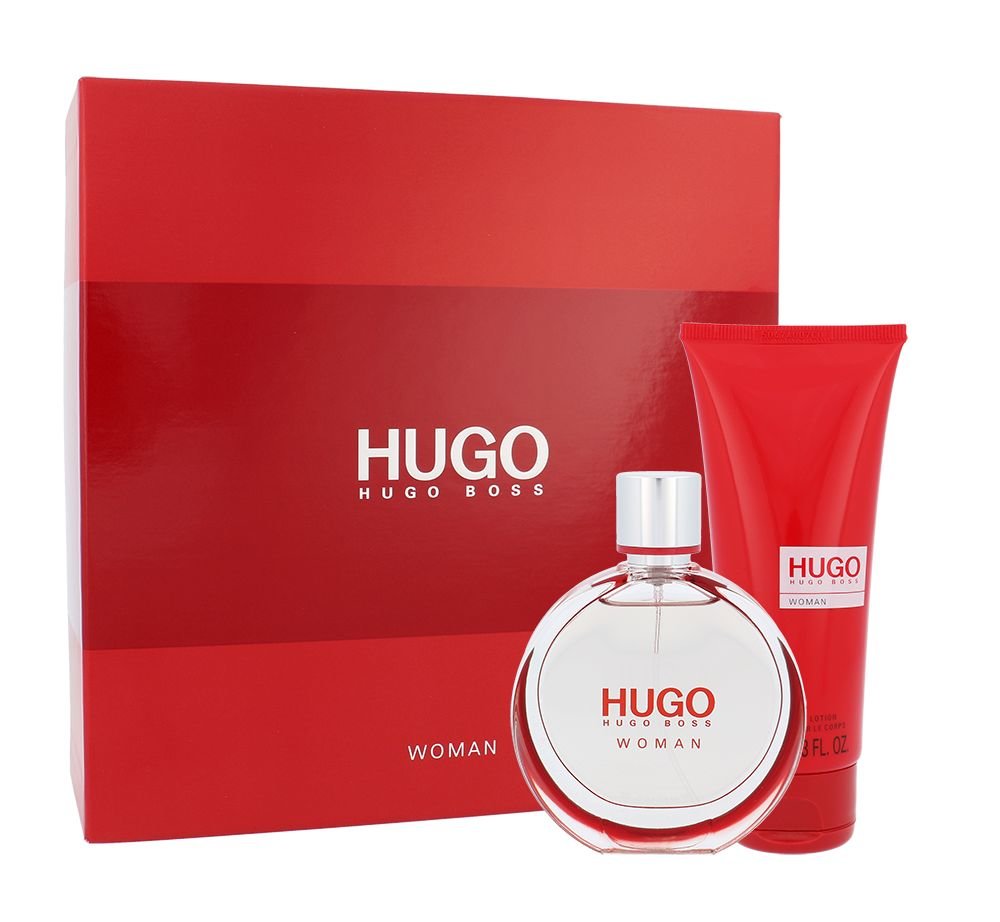 Hugo Boss Hugo Woman 50ml Edp 50 ml + Body Lotion 100 ml Kvepalai Moterims EDP Rinkinys