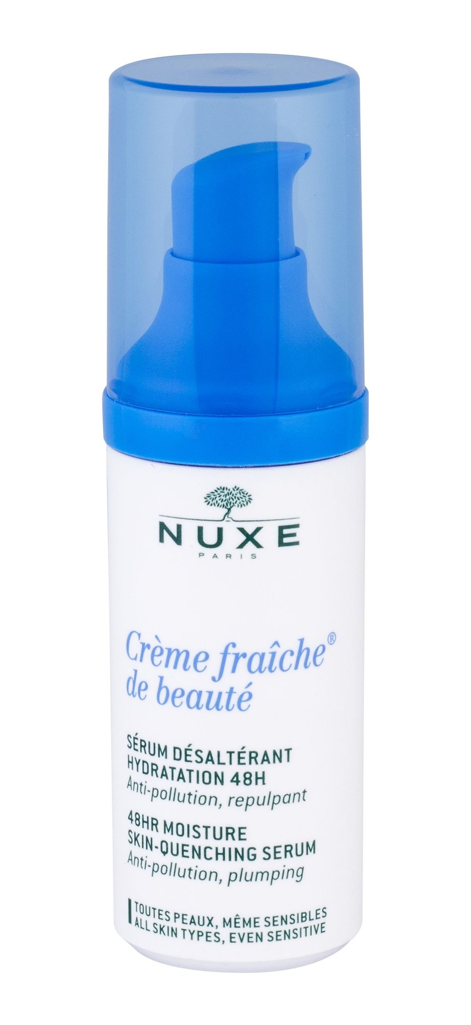 Nuxe Creme Fraiche de Beauté 48HR Moisture Skin-Quenching Serum Veido serumas