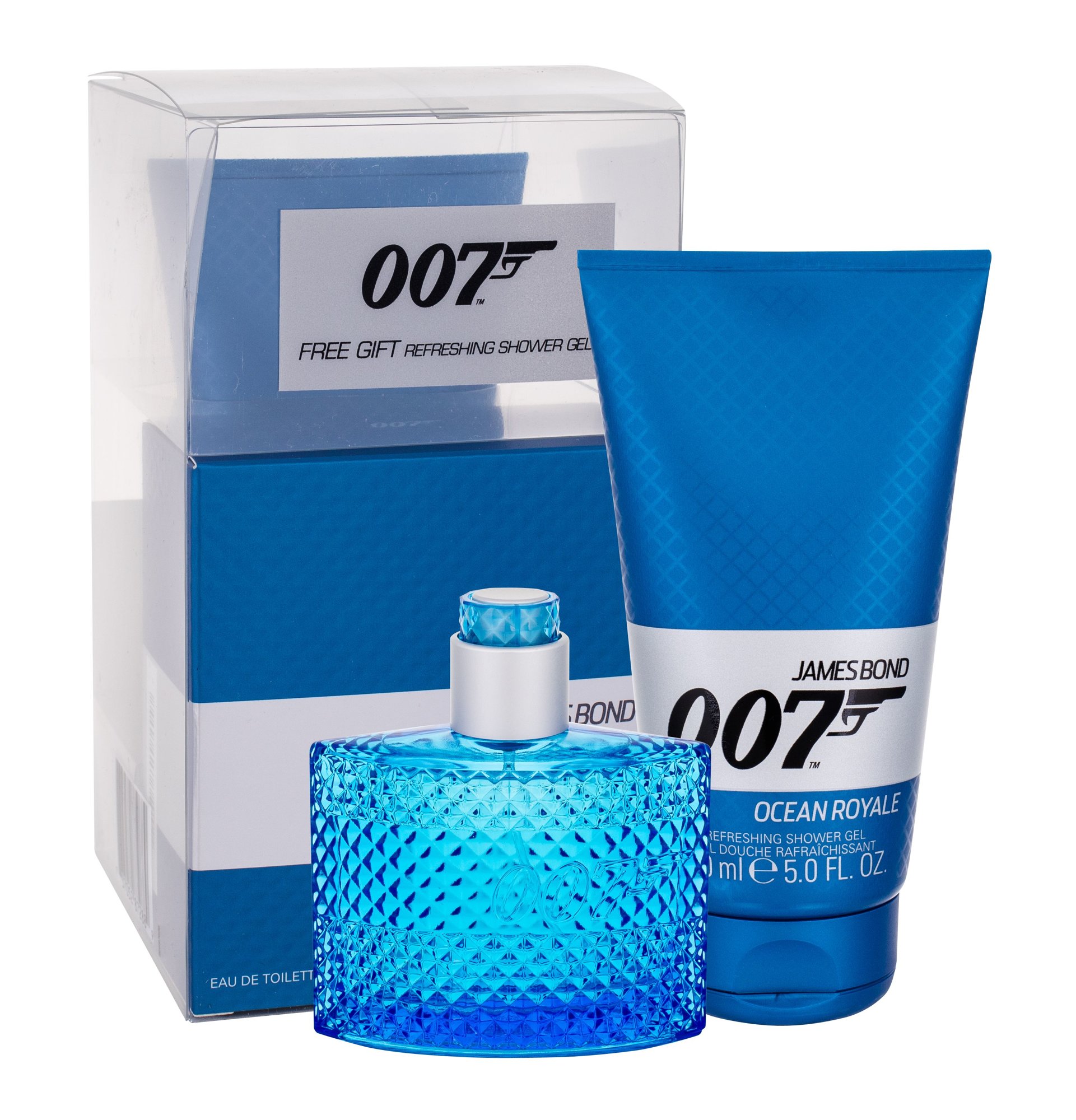 James Bond 007 Ocean Royale 50ml Edt 50ml + 150ml Shower gel Kvepalai Vyrams EDT Rinkinys (Pažeista pakuotė)